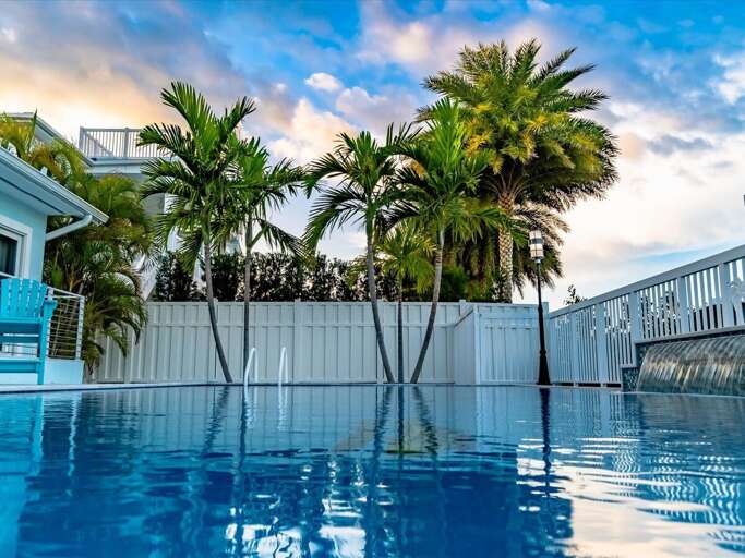 Large private heated pool16` x 32`.